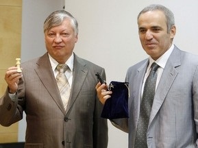 С сайта матча Карпов - Каспаров исчезли все данные