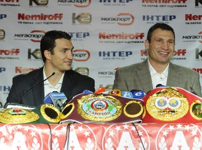 Виталий Кличко назвал условия своего боя с братом