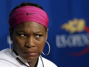 Серену Вільямс оштрафували на $10 тисяч