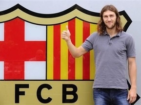 Завтра Чигринский будет представлен в качестве игрока Барселоны