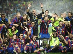 Барселона побеждает Шахтер в овертайме