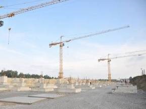 Евро-2012: На львовском стадионе завершили строительство фундамента под трибуны