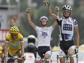 Тур де Франс: Контадор упрочнил свое лидерство в общем зачете