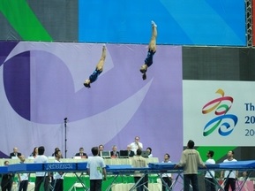 Всемирные игры-2009: Украинки завоевали золото в прыжках на батуте