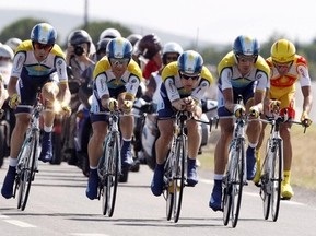 Команда Astana выиграла четвертый этап Тур де Франс