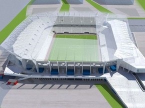 Євро-2012: На львівському стадіоні почали будувати глядацькі трибуни