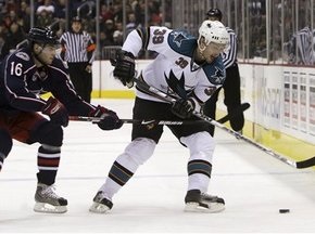 NHL: Акули поступились в Огайо