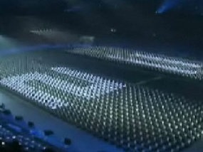 Олимпиада-2008: Корейское телевидение показало репетицию церемонии открытия