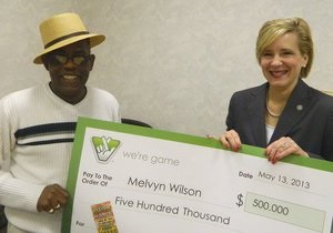 Пожилой американец за девять лет выиграл в лотерею более двух миллионов долларов