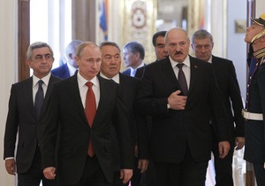 Путин взял курс на Минск, Среднюю Азию и Китай