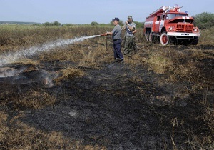 В Луганской области выгорели 20 га травы и 8 га леса