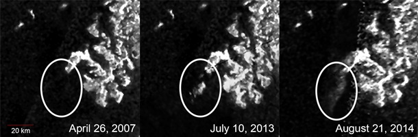 NASA снова обнаружили загадочный объект на крупнейшем спутнике Сатурна