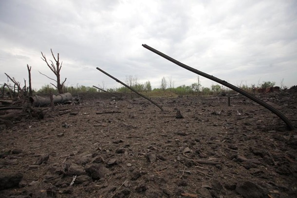 Фото последствий мощного взрыва в Донецке. ФОТО