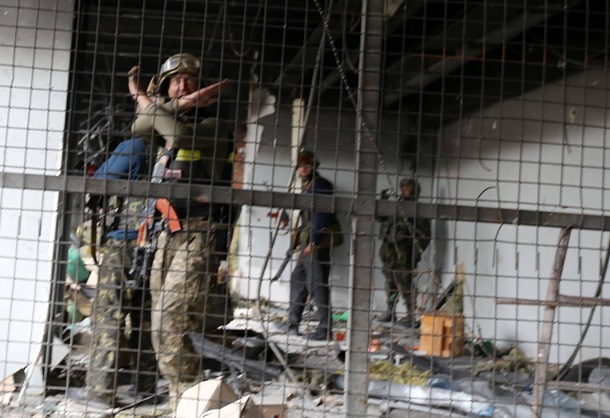 Новые фото киборгов в Донецком аэропорту
