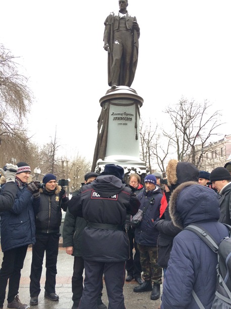 На акции протеста в Москве задержали 40 человек
