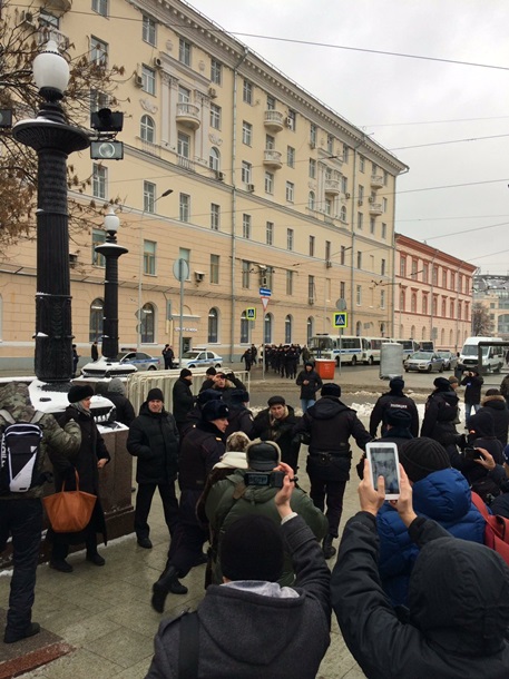 На акции протеста в Москве задержали 40 человек