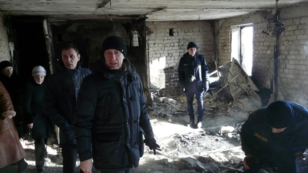 На Донбассе в Кадиевке взрыв в девятиэтажке