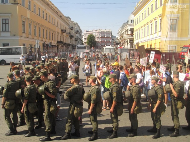 В Одессе прошел гей-парад. РЕПОРТАЖ В Одессе прошел гей-парад. РЕПОРТАЖ