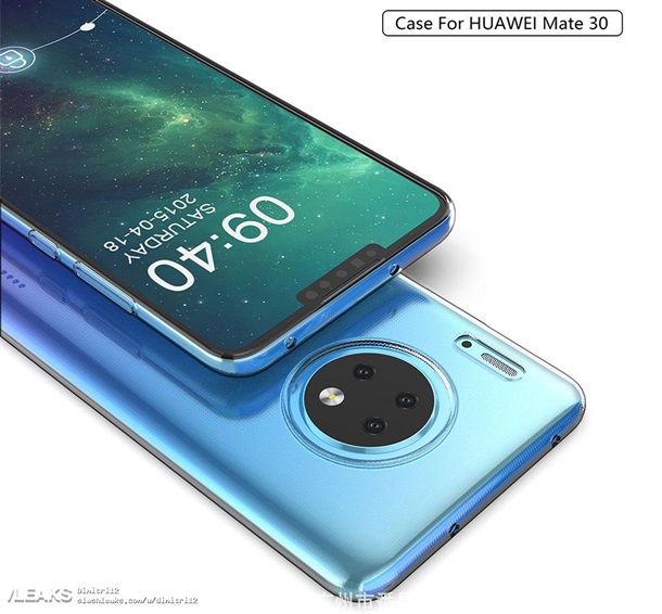 В Сети "засветили" дизайн Huawei Mate 30