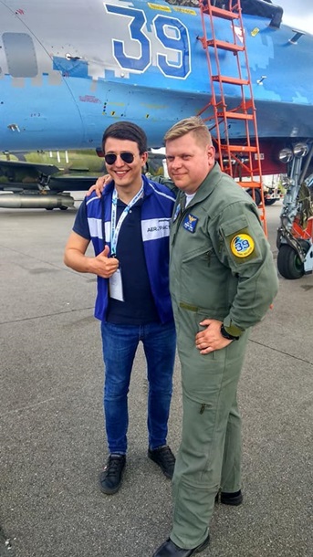 В Польше выступление украинского летчика признали лучшим пилотажем