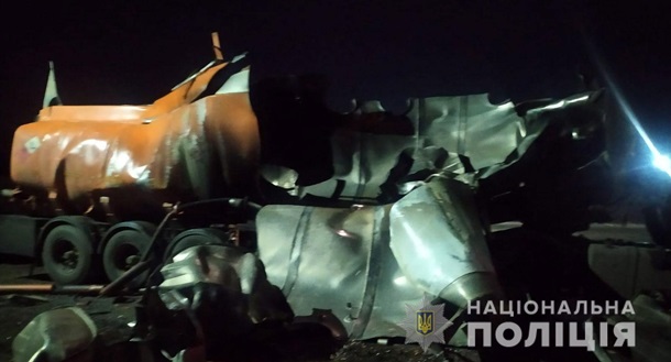 В Полтавской области взорвался бензовоз, водитель погиб