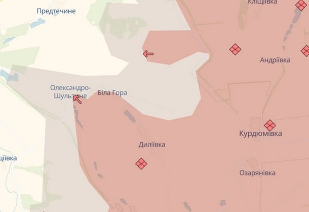 Росіяни просунулися у двох областях, - DeepState