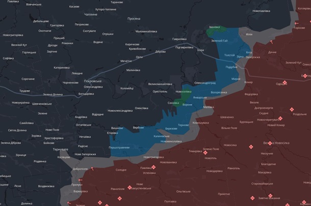 Украинские силы освободили более 240 кв. км на Александровском направлении (карта)