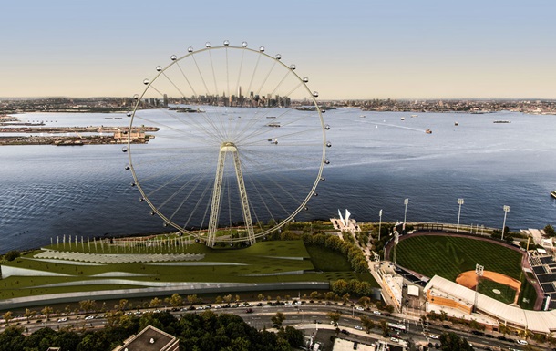 Самое большое в мире колесо обозрения планируют построить в Нью-Йорке 