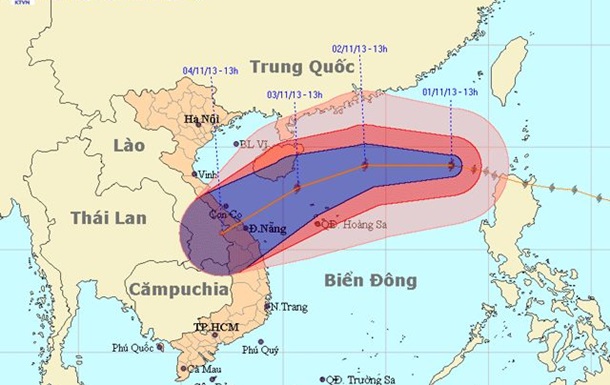 Девятиметровые волны и оранжевый уровень опасности: к Китаю приближается 29-й за год тайфун
