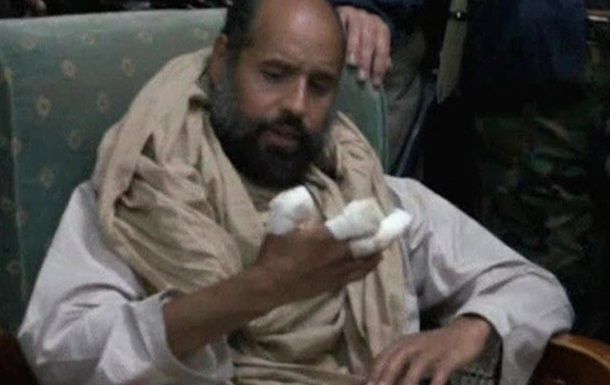 Син Каддафі виступив на телебаченні з тюремної камери