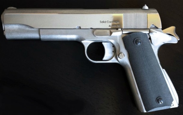 В США выпустили первый металлический пистолет, напечатанный на 3D-принтере