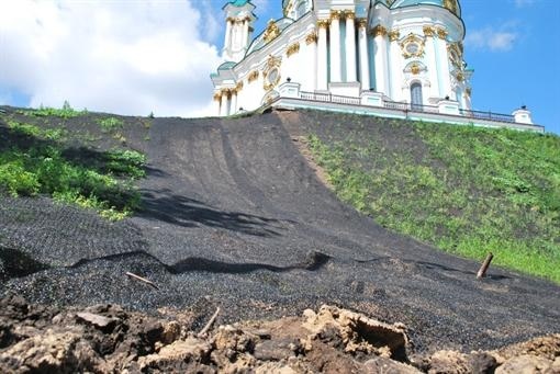 Туристичні об’єкти Києва можуть постраждати від зсувів. Карта.