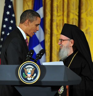 Обама и архиепископ