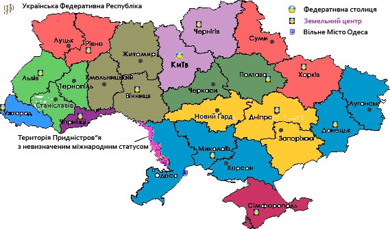 Федерализация Украины  гарантия  признания  Подкарпатской Руси