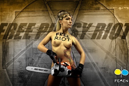 Бегство FEMEN: блондиада по голливудскому сценарию