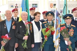 Ірина-Пілотка Бережна - привітала ветеранів війни (+ФОТО)
