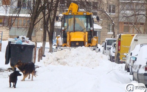 Снегопад на западе Киева: хроника 24 марта
