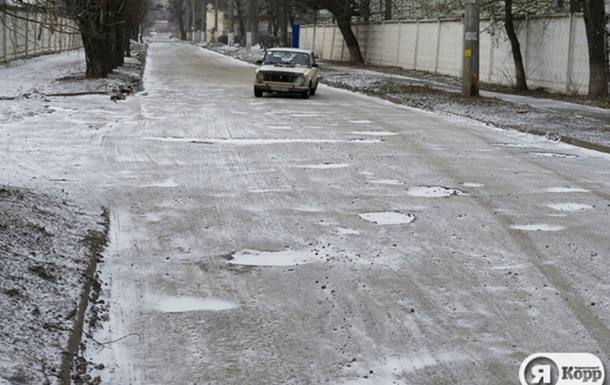 Дорожные работы в Киеве