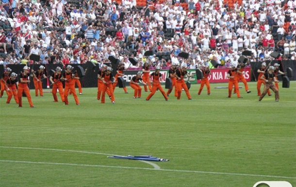 Открытие первого матча Евро-2012 на Донбасс Арене