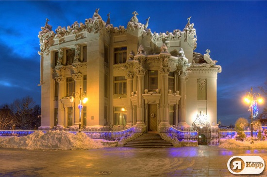 Киевская архитектура в вечерних огнях