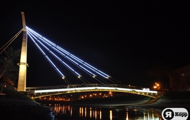 Подвесной мост в Харькове