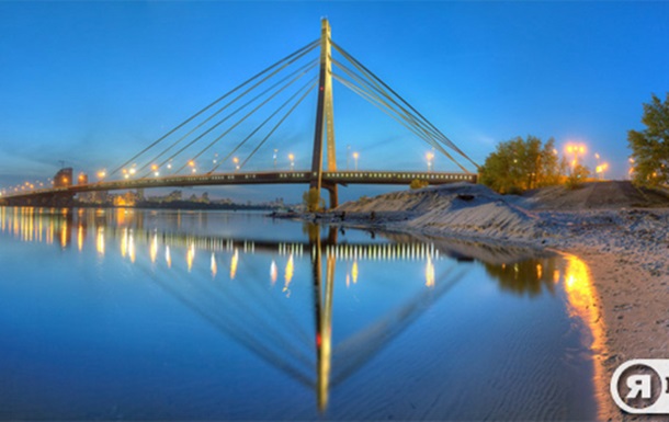Вечерние мосты Киева, Днепропетровска и Запорожья