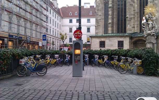 Велопарковка в Вене