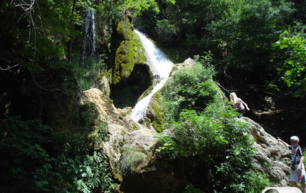 Крымский водопад Су-Уч-Хан