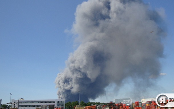 Пожар в Броварах Киевской области