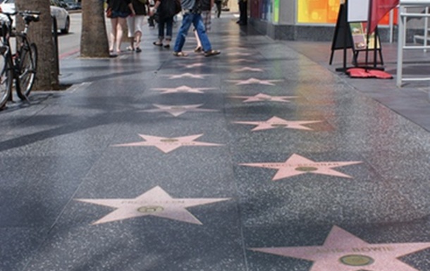 Аллея звезд в Голливуде