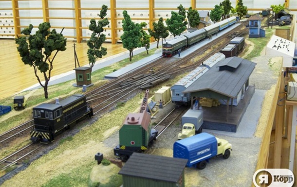 Выставка железнодорожных моделей в Киеве
