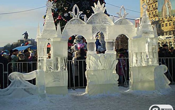 Ледовый городок-2009 днем