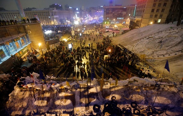 Близько 13 тисяч активістів зібрав Майдан в ніч на п ятницю - МВС