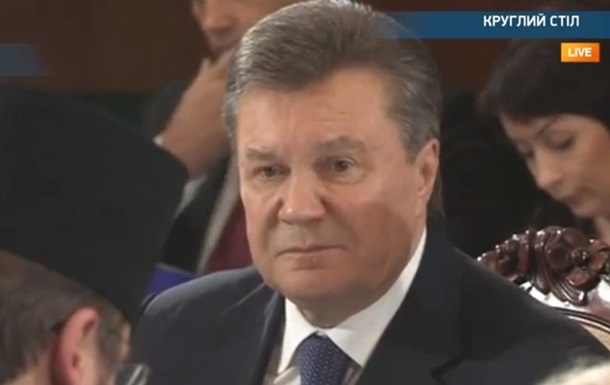 Янукович объявил о введении моратория на силовые действия